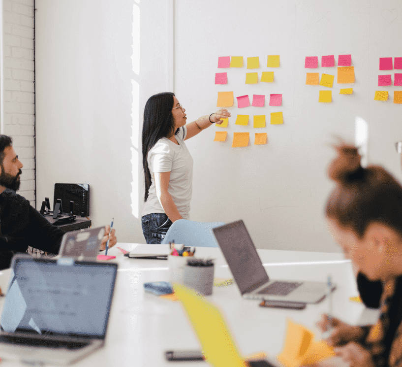 Creative team in a meeting