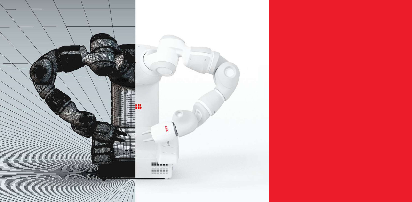ABB robot - black and white