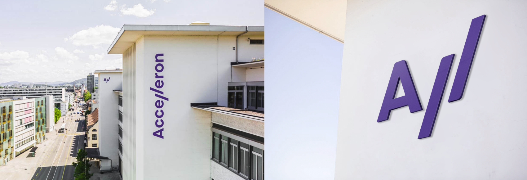 Accelleron facilities branding